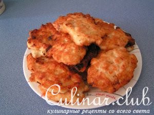 Куриные оладьи