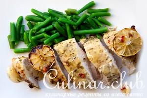Сочная куриная грудка с пикантным лаймовым соусом