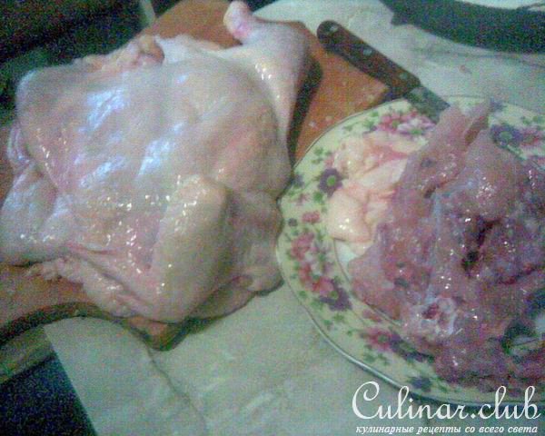 Фаршированная курица "Осенняя щедрость"