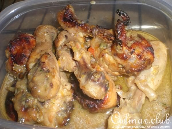 Куриные ножки с горчично-медовым соусом