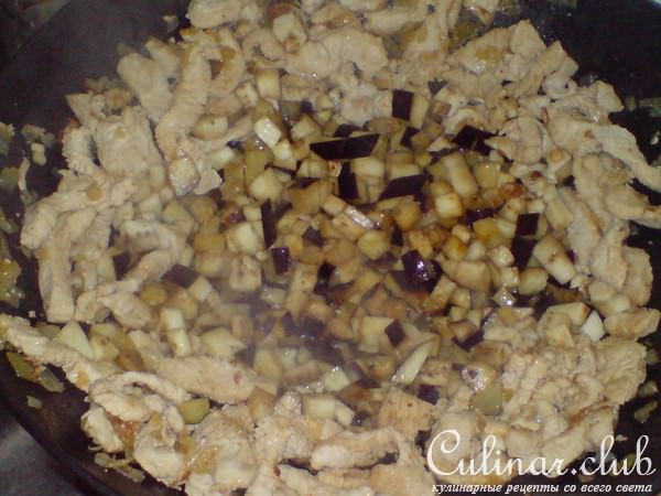 Мясо-овощное ассорти в воке(вариант)