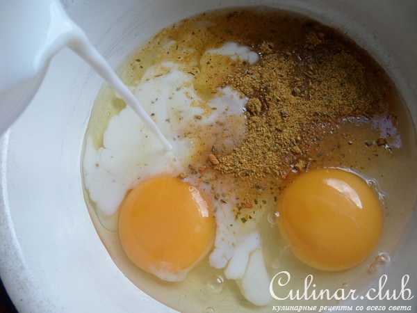 Куриные отбивные с картофельным пюре с сыром