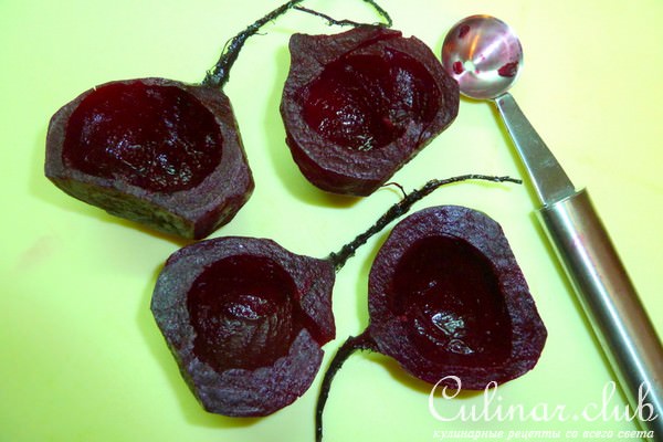 Куриный шашлычок с фаршированной свеклой на гарнир ( из серии "Вкусная диета")
