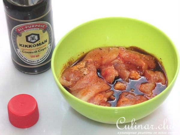 Куриный шашлык с черносливом и курагой