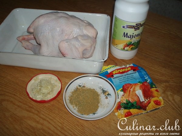 курочка из духовки