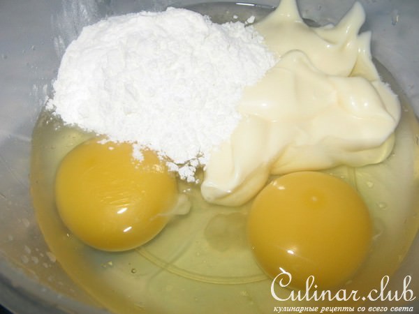 Куриная отбивная с сыром в кляре. 