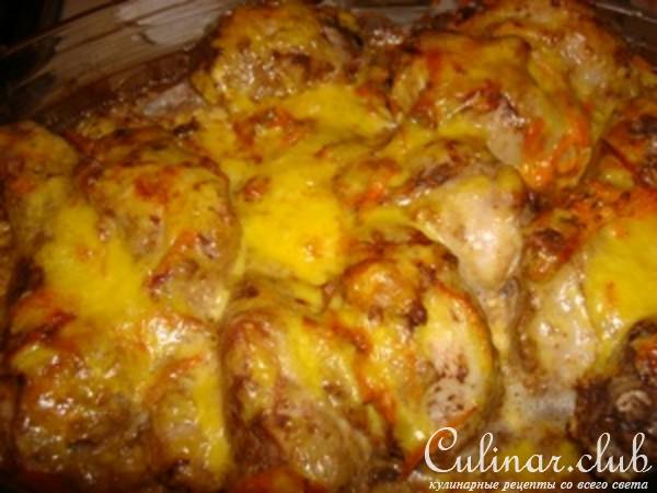 Куриные голени с какао