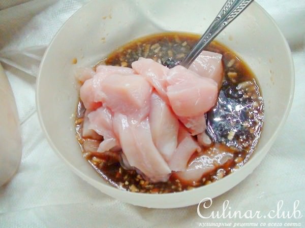 Куриная грудка в яблочном соке. Тест-драйв.
