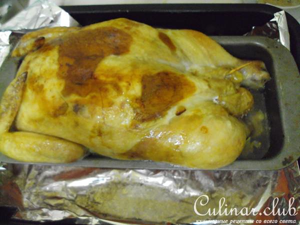 Курица фаршированная
