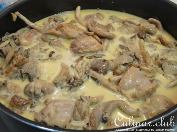Курица с Виски,Пастой и Грибами ! ! !
