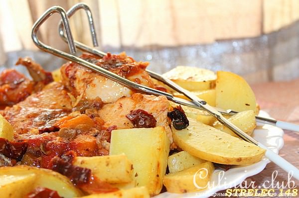 Курица Чилиндрон (el pollo al chilindrn).