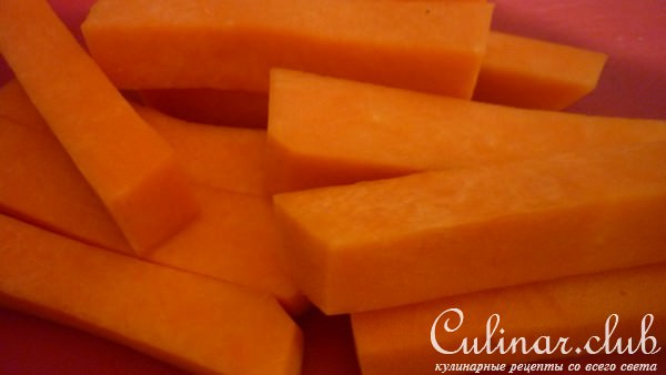 Нежная курица по-итальянски с остро-пряной тыквой фри