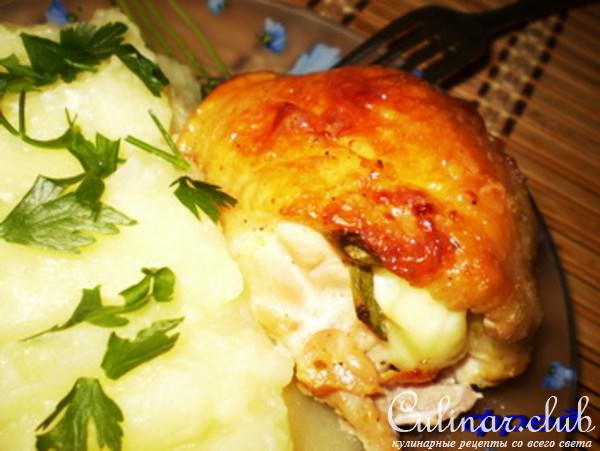 Курочка с розмарином и белым вином (вариант)