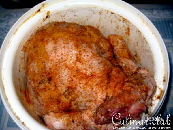 Курица с овощами