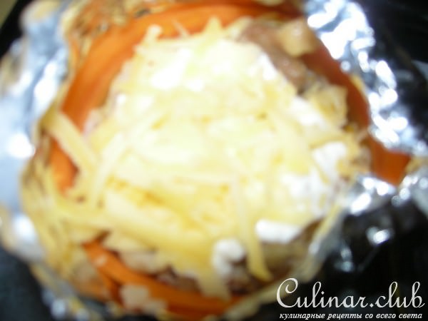 Рулетики из моркови с рисом