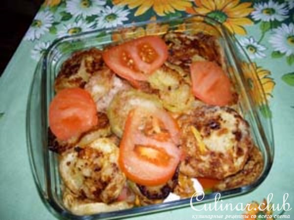 Курица с кабачками