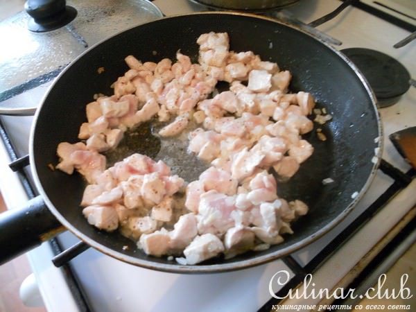 Гречка с курицей и овощами "Сюрприз"