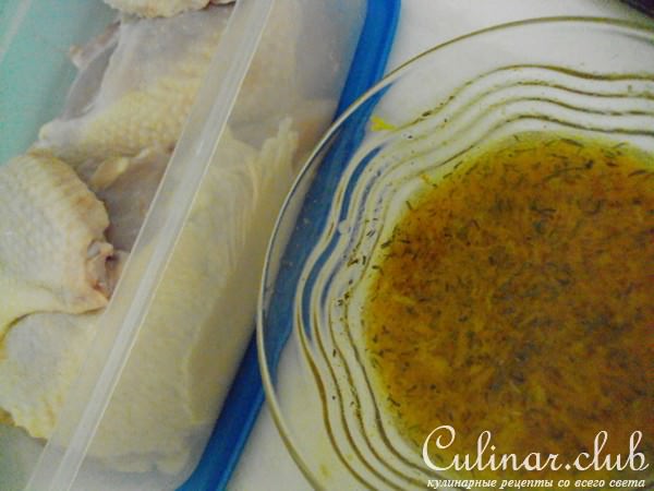 Куриная грудка в апельсиновом маринаде