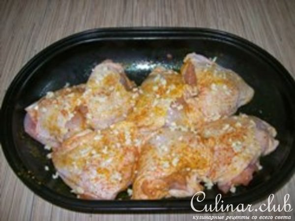 куриные бедрышки в сливочном соусе
