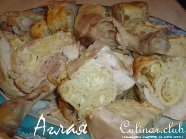Курица на Рождество