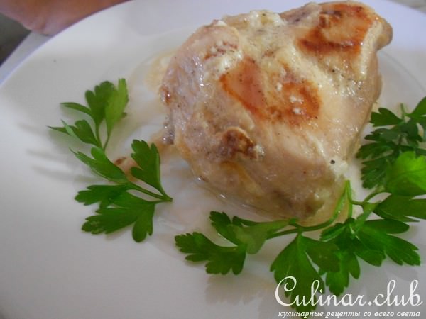 Курица со сметаной в мультиварке