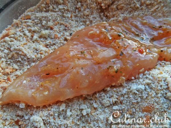 Куриные рулетики во фритюре
