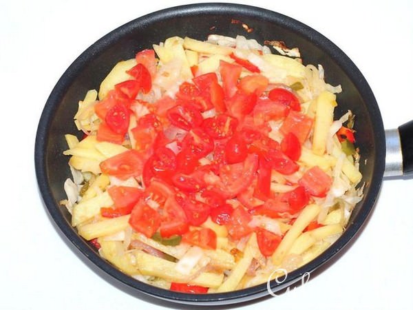 Овощное рагу с нежной курочкой