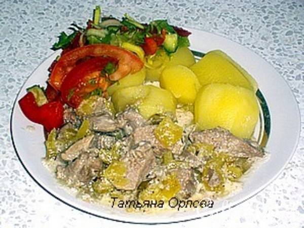 Индейка с манго 