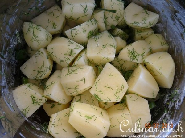 Ароматная курочка со сливочным картофелем