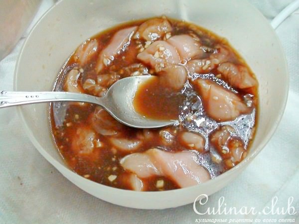 Куриная грудка в яблочном соке. Тест-драйв.