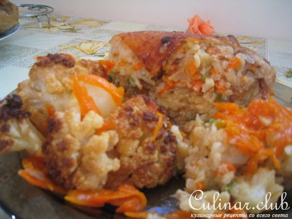 Курочка фаршерованая (без костей)