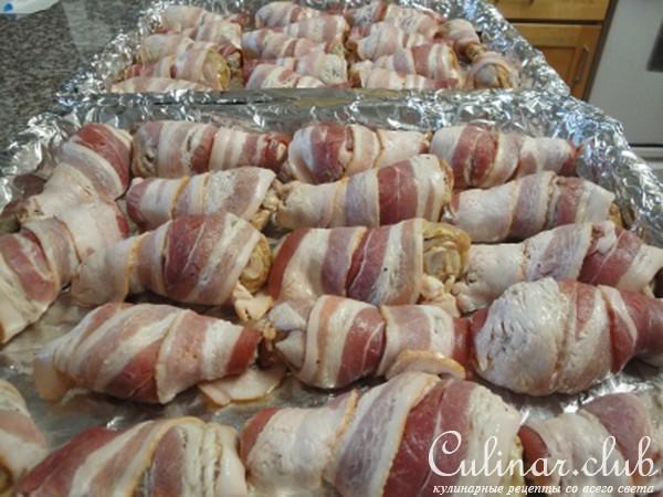 Куриные ноги в чулках из бекона ! ! !