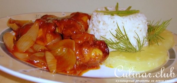 Chili Chicken Wings в соево-ананасовом соусе