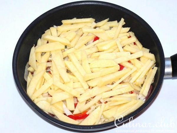 Овощное рагу с нежной курочкой