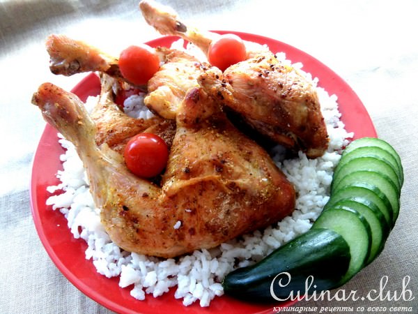 Куриные окорочка,запечённые на соляной основе