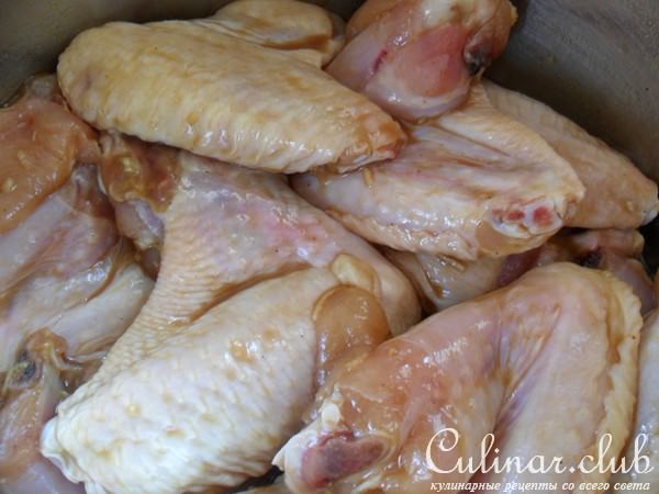 Запечённые куриные крылья