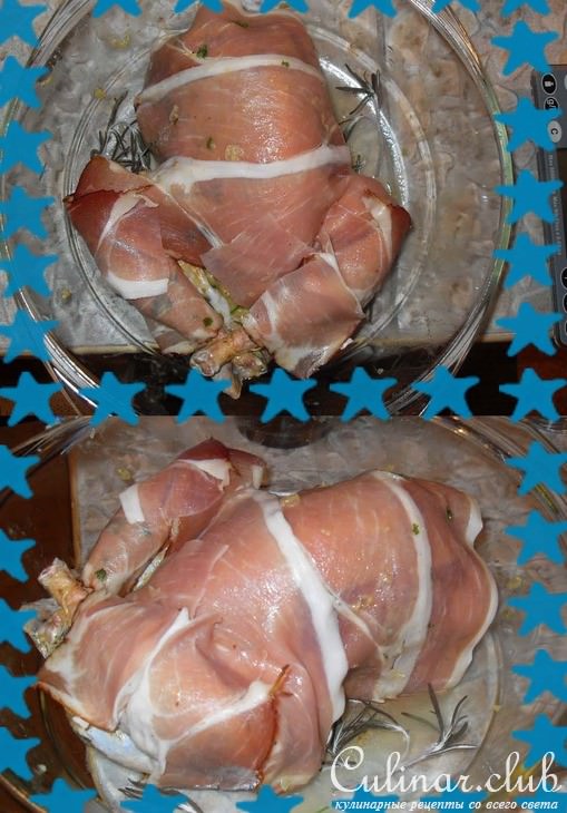 Фазан с грибным соусом