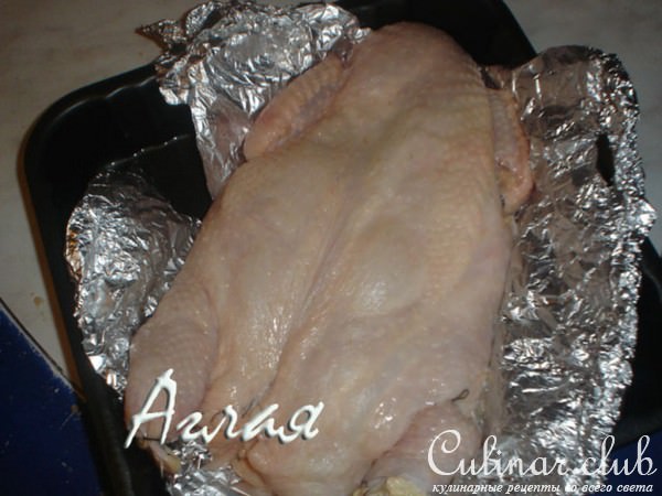 Курица фаршированная