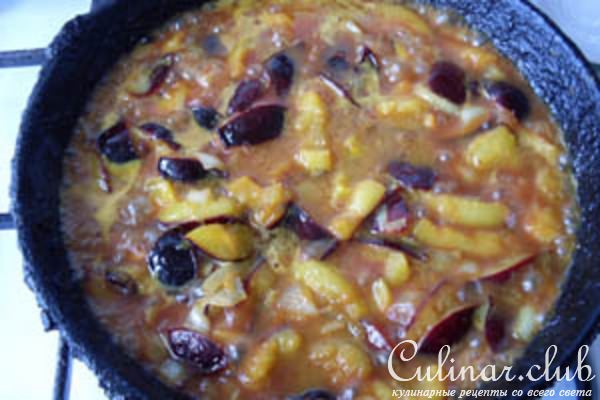 Курица со сливовым чатни