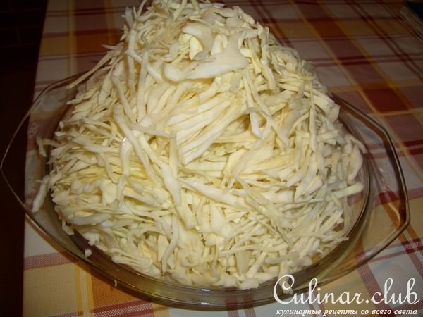 Цыпленок со свежей капустой