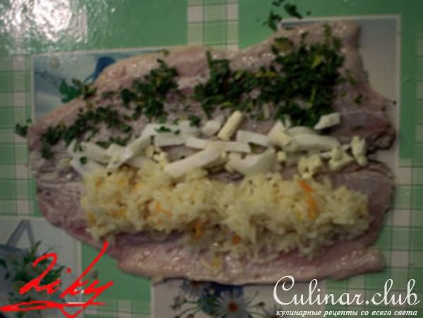 Рулет из пеляди (сырка)