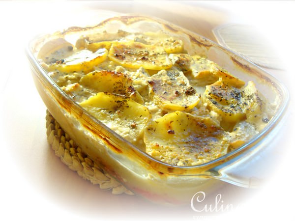 Зубатка с овощами и айвой из духовки.