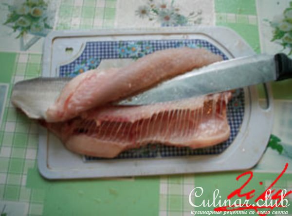Рулет из пеляди (сырка)