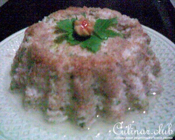 Рыбная запеканка с рисом (постная)