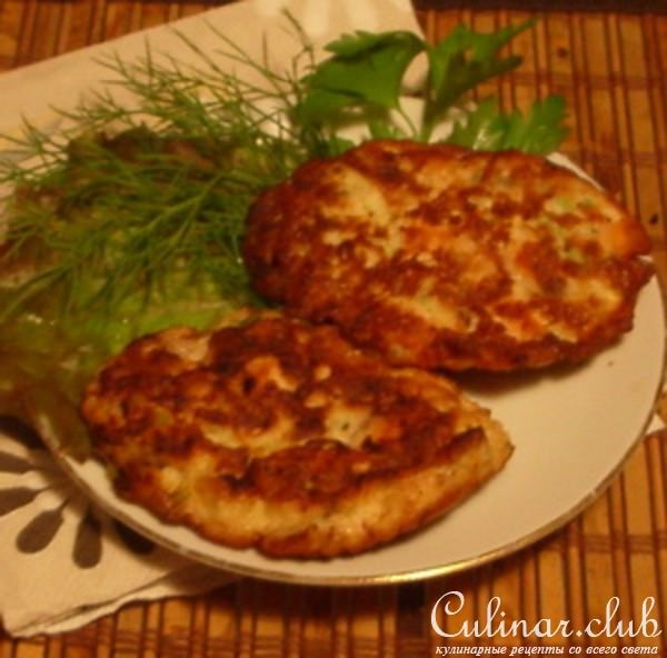 Рыбно-кабачковые оладьи