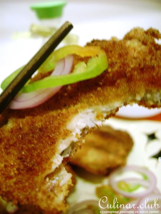 Пикантная корюшка в сухарях.