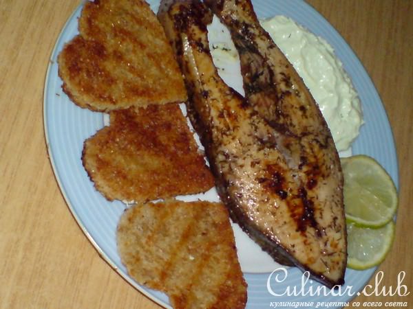Рыба с Васаби-кремом.
