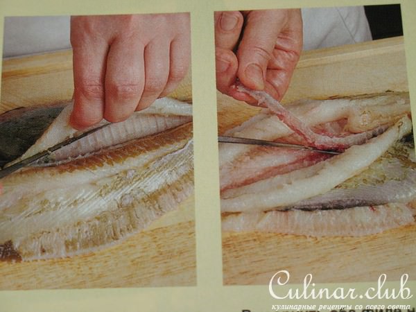 Камбала, фаршированная креветками