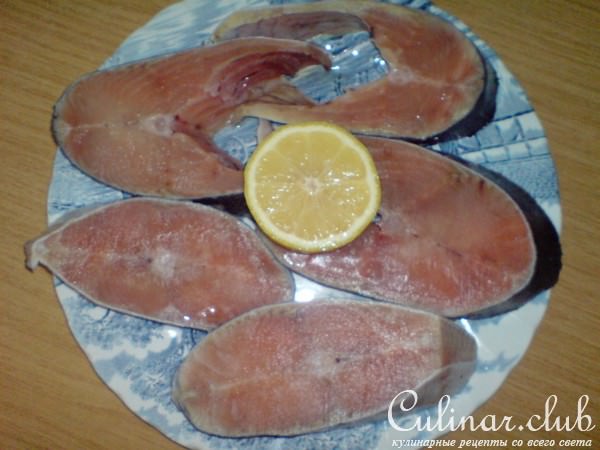Рыбные стейки,жаренные на гриле(вариант)