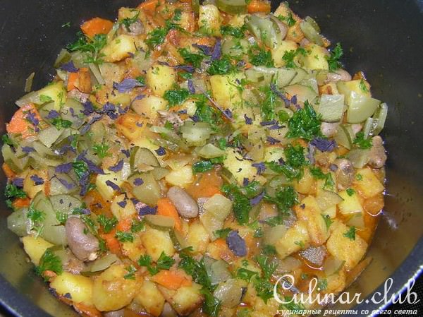 Азу по татарски с сердечками (вариант)